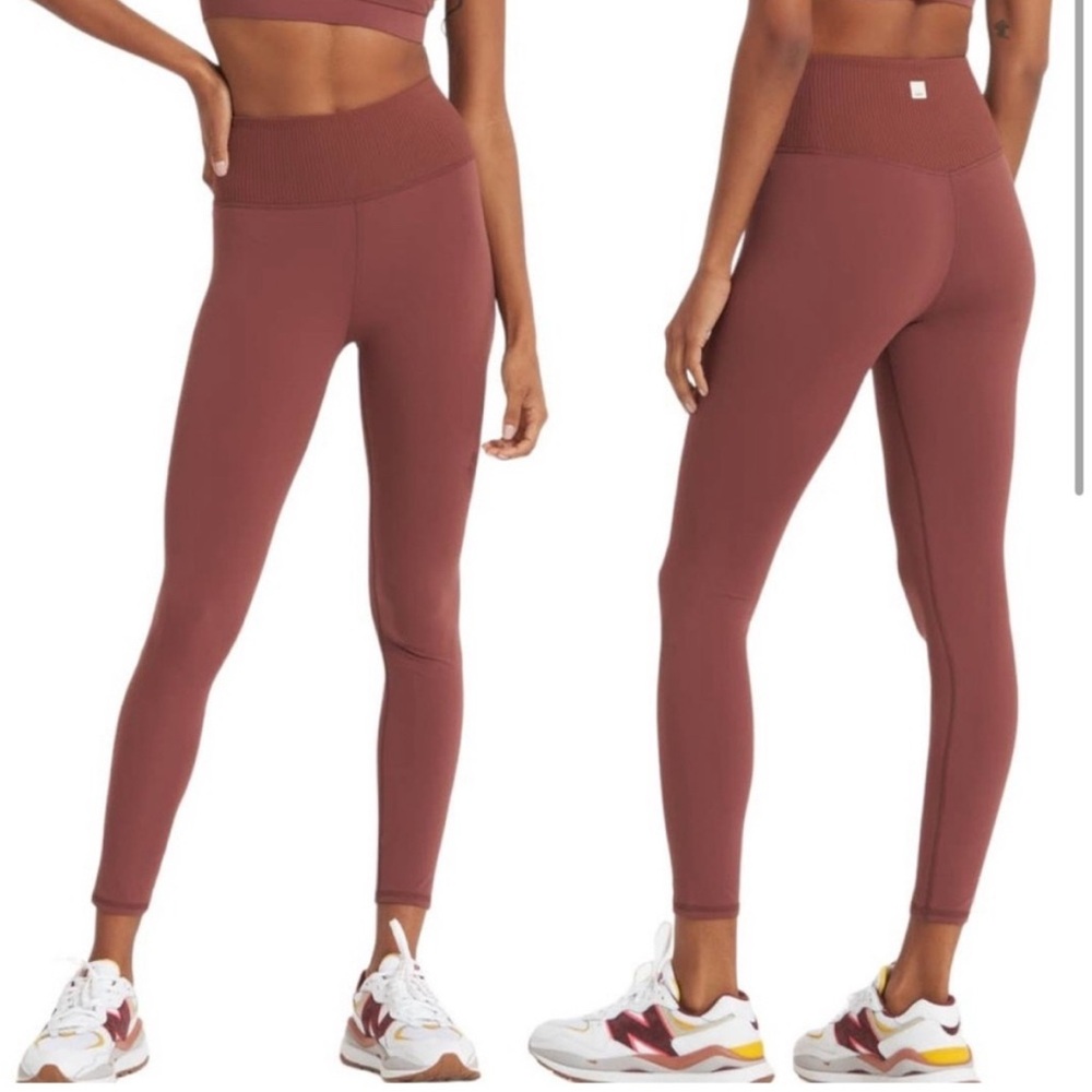 Vuori Brown High Waist Leggings